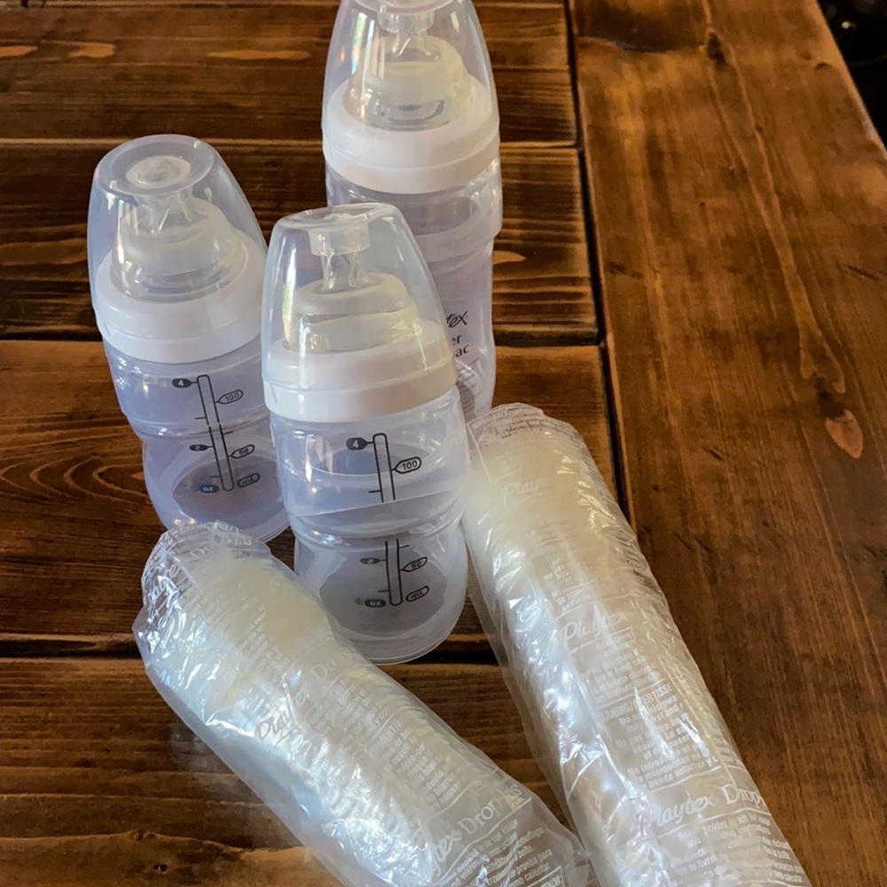 Playtex Nurser Porte-sac bottles w/drop in liners